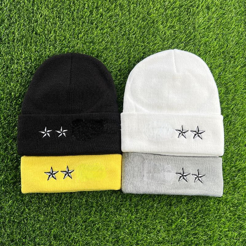 Trendy Brand Unisex Beanies Co Knitted Hat European American Cold Hat Casual Hip Hop Skateboard Wool Embroidered Hat