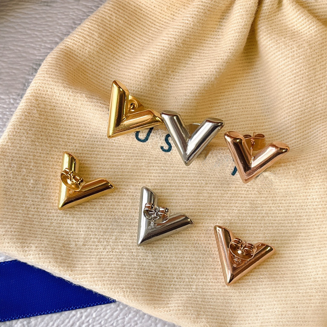 Klassiek modemerk oorbellen stud luxe gouden oorknopjes ontwerper voor vrouwen hoepel oorbellen stud brief oorbellen sieraden Valentijnsdag geschenk Y23374