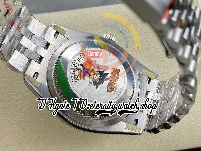Clean CF 126234 VR3235 Automatisch unisex horloge Heren dameshorloge 36 mm grijsgroene wijzerplaat Romeinse markeringen 904L Jubileesteel-armband Super Edition