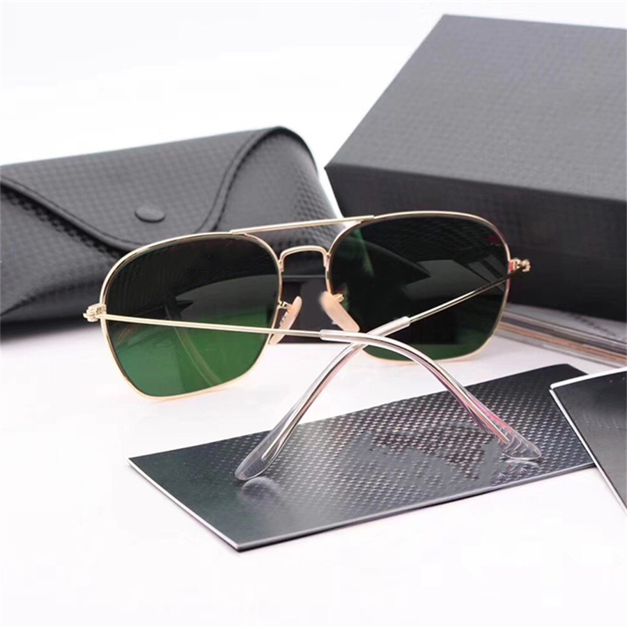 Fashion Designer Sunglasses Men Women Classic Metal Square Frame Popular Retro Avantgarde Outdoor uv 400 Polarized Sun Glasses High Quality