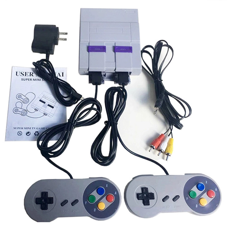 Super Mini Retro Game Console With Dual Controllers Classic HD TV Out Home Video Gaming Players Built-in 94 16 Bit Games System For SFC SNES NES