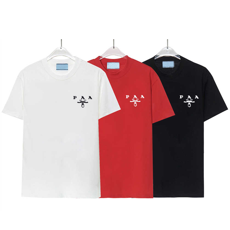 Erkekler Gömlek Tasarımcısı Baskılı Kişiselleştirilmiş Stil Tişört Aynı Taban Gömlek 100 Pamuk Kısa Kollu Göğüs Üçgeni Kakma T-Shirt Boyutu S-3XL