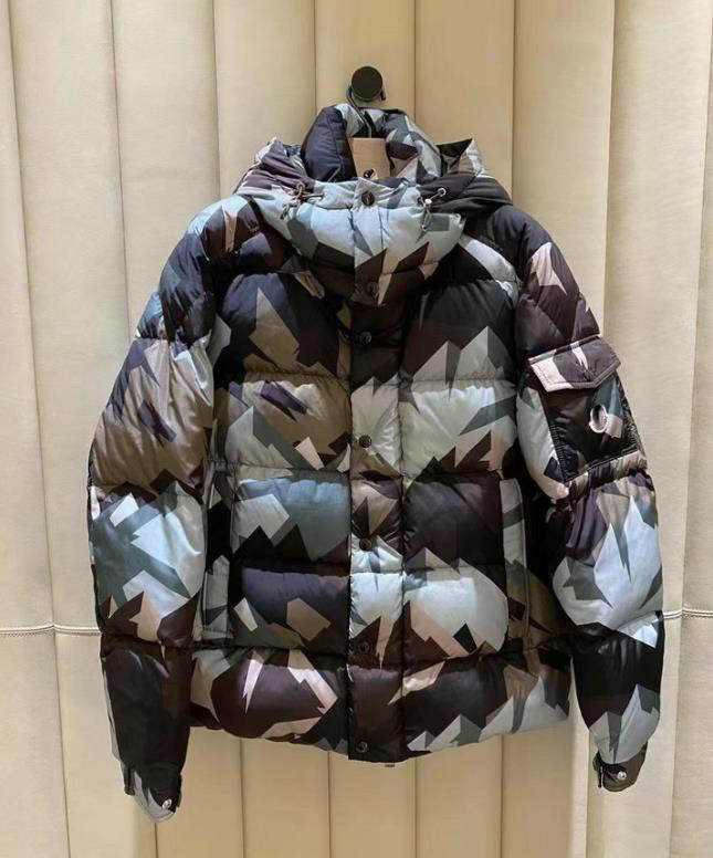 Mens Down Fashion Letter Printing Winter Jacket Men Mężczyznę Kameathe Feather Kamuflage na dół