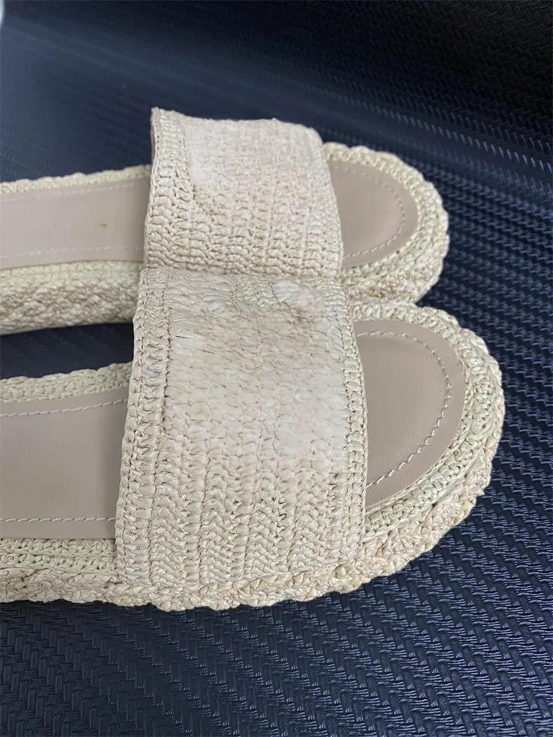 Chinelo de malha sandália plana praia slide feminino sexy sandálias internas qualidade premium