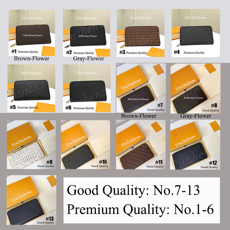 2szies Premium/Good Fashion Zipper Wallet för kvinnor eller män handväska med presentförpackning
