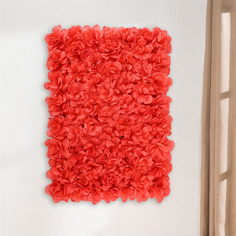 40x60 cm Fiori artificiali Decorazione di nozze fai da te Pannelli murali di fiori Ortensia di seta Fiore Decorazione la casa