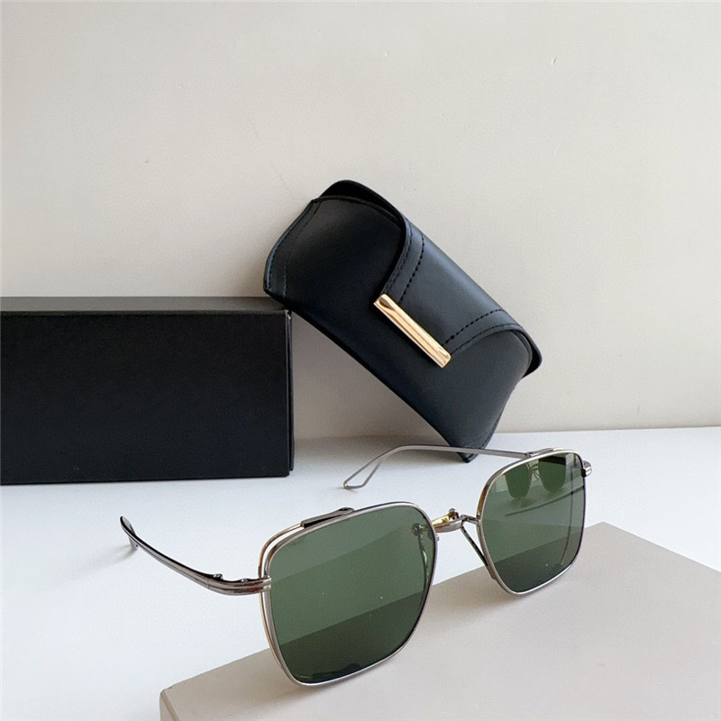 New fashion design square sunglasses X-124 exquisite metal frame retro simple and popular style comfort and wearability UV400 protection glasses