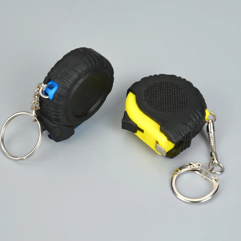 Mini ruban à mesurer, porte-clés, règle de mesure Portable pour l'extérieur, outils de mesure ménagers, cadeau de fête des pères