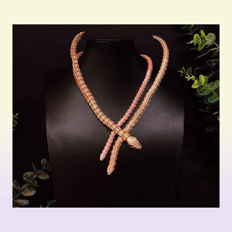 python halsband topp hög kvalitet smycken för kvinnor hängen tjock halsband halsband fin anpassad lyxiga smycken aaa zircon9972367