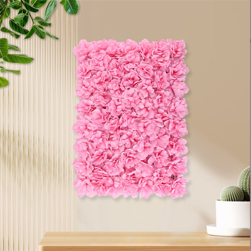 40x60 cm Fiori artificiali Decorazione di nozze fai da te Pannelli murali di fiori Ortensia di seta Fiore Decorazione la casa