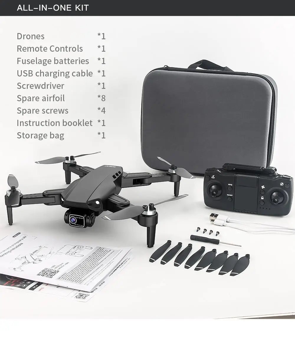 L900 Pro SE 4K HD 듀얼 카메라 드론 시각 장애물 방지 브러시리스 GPS 5G WiFi RC Professional FPV Quadcopter