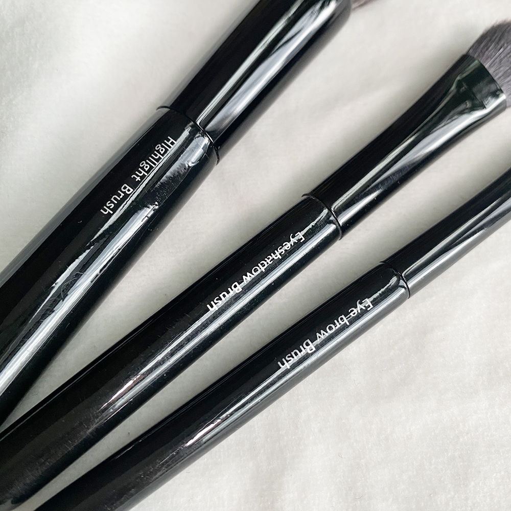 CHIKU-HODO Z-Series Makeup Brushes Z-2 Highlight Z-5 Eye Shadow Z-6 Eye Brow - 100% Gray Squirrel Hair Beauty Cosmetic Blending Brushes Beauty Tools