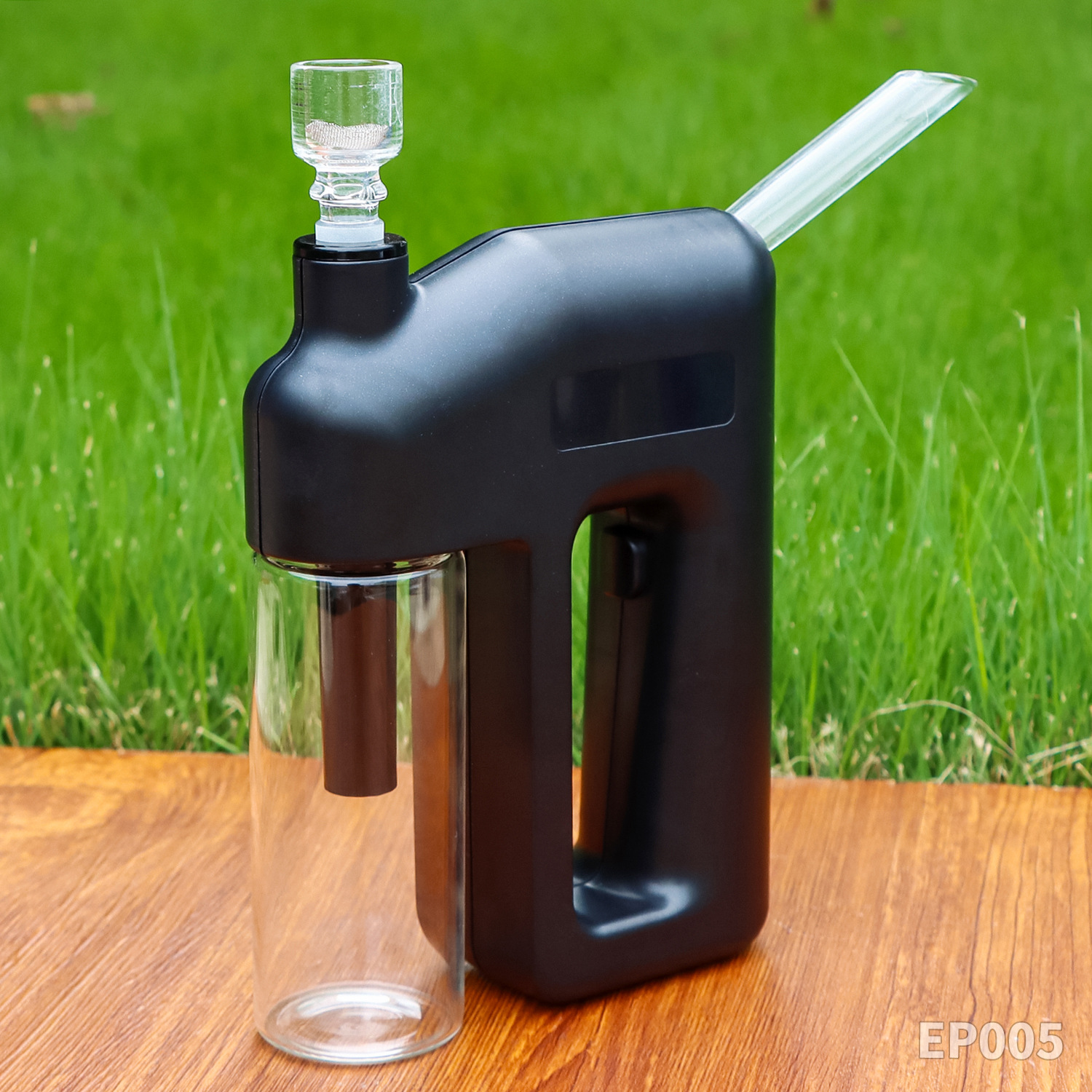 NOUVEAU Narguilé électrique Bongs en verre Tuyaux d'eau Portable Voyage en plastique + tuyau en verre bangs acryliques bouffée Accessoires pour fumer