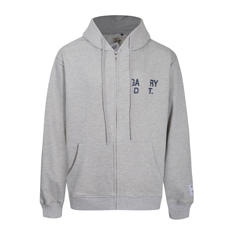 Moletons masculinos com capuz com zíper Designer Galleryes Depts Gary Pintado Graffiti Usado Letras Impressas Soltas Moda Casual Homens e Mulheres Hoody