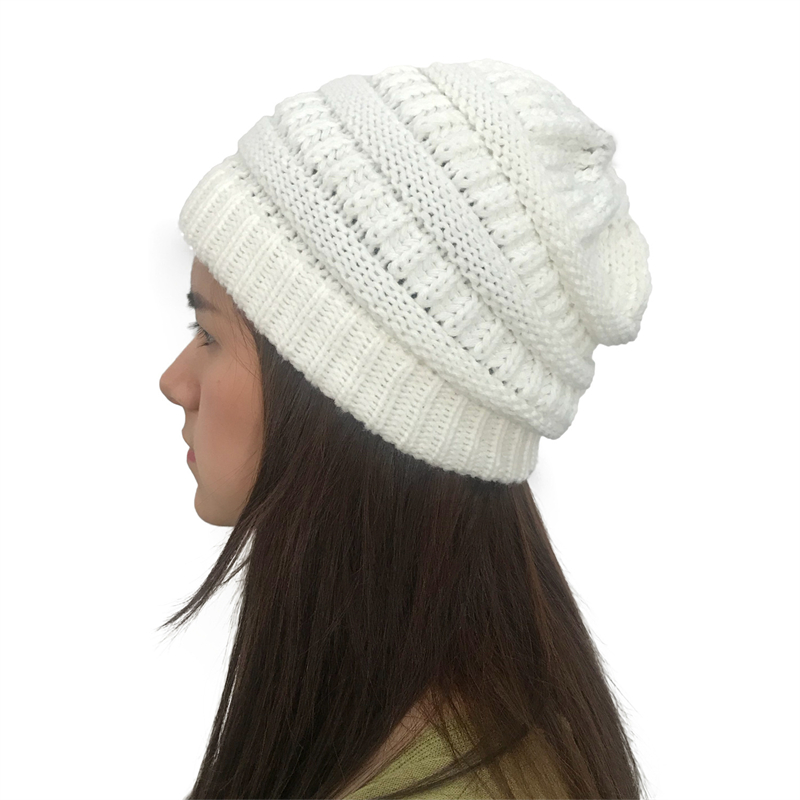 Simple Fashion Striped Woolen Hat For Men And Women Outdoor Warm Hat Optional Whether Labeled Sports Casual Knitted Hat