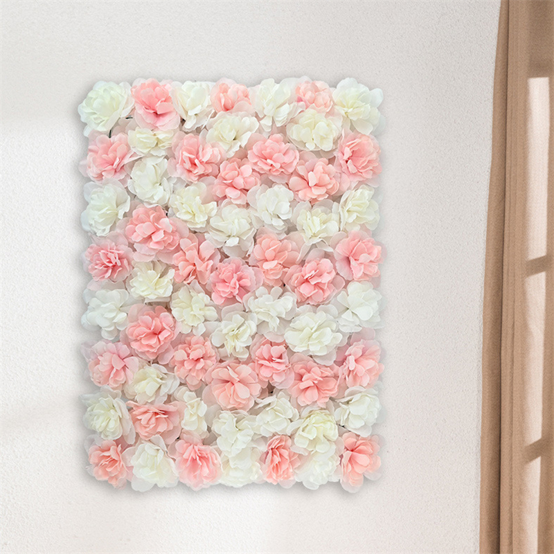 40x60 cm Fiori artificiali Decorazione di nozze fai da te Pannelli murali di fiori Ortensia di seta Fiore Decorazione la casa