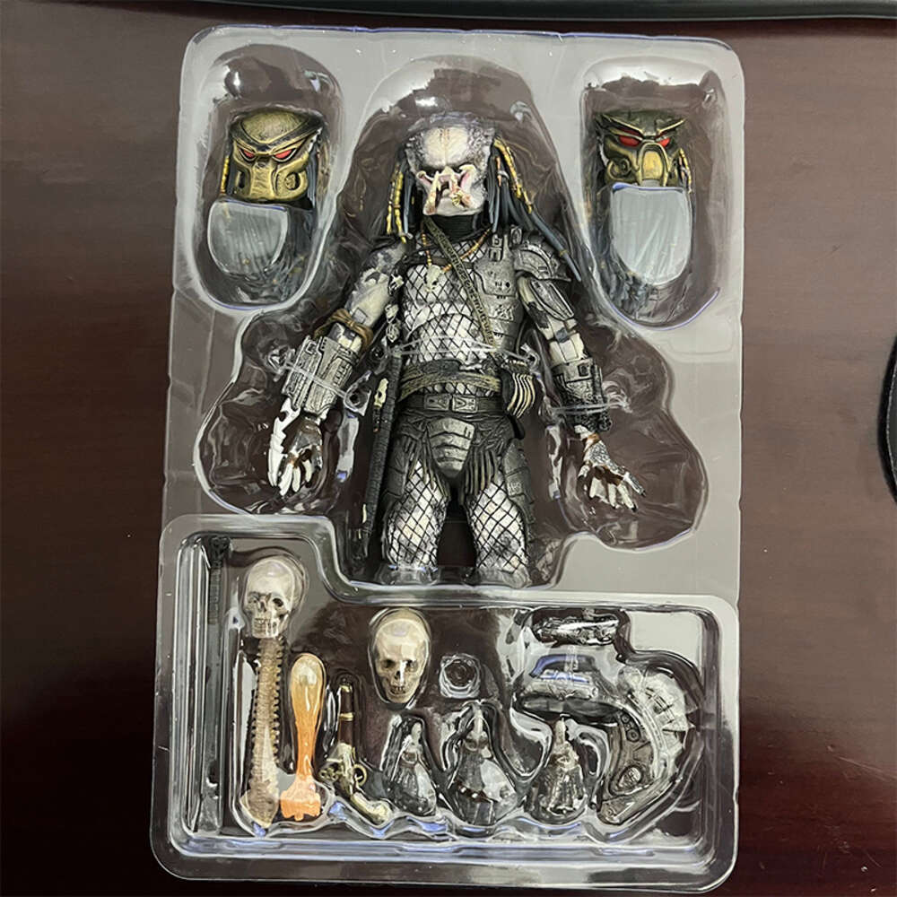 Costumi mascotte Originale Neca Ultimate Elder Predator Action Figure Modello Giocattoli Joint Mobile Horror Doll Regalo di Natale i bambini