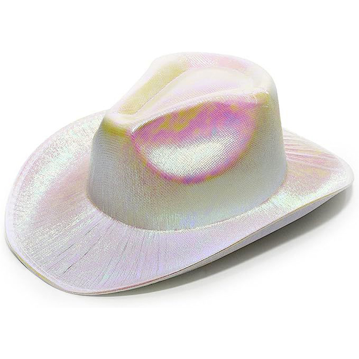 LED White Light Up Kowboja Led Luminous Bride Cowgirl Cap Nocny klub kawalerski Bachelor Party Props Neon Hat Festival Supplies