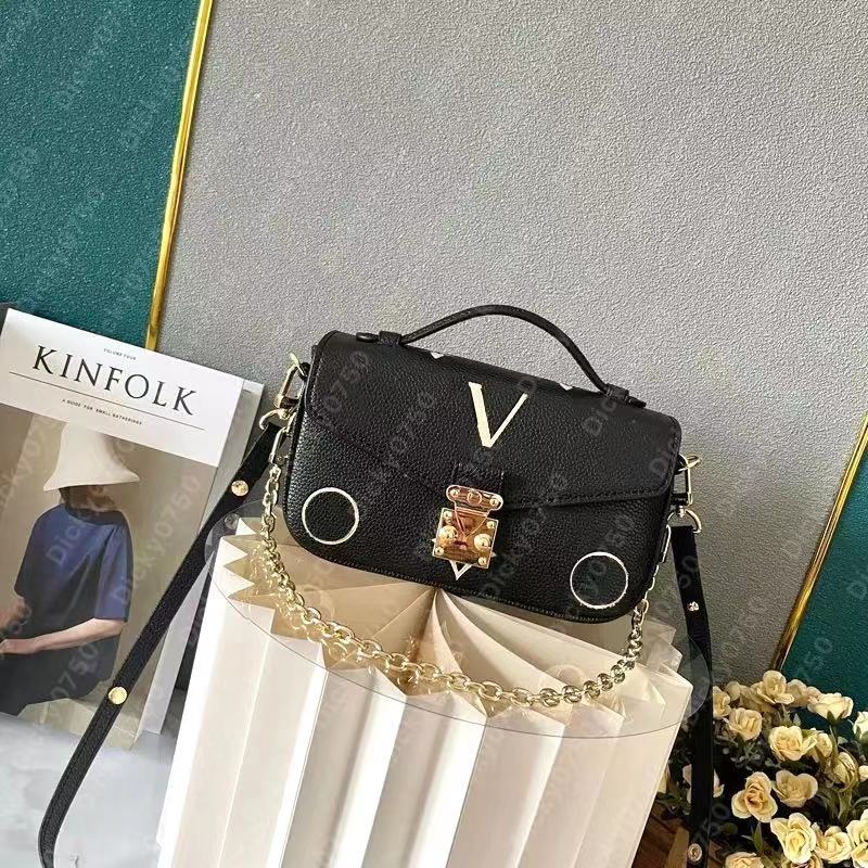 10A+ Luksusowe torebki Kobiety luksusowe designerskie torby na ramię torebki crossbody łańcuch łańcuchowa torebka dzia possek messenger torba Sacoche 46279 Metis East West Dicky0750 PRPU