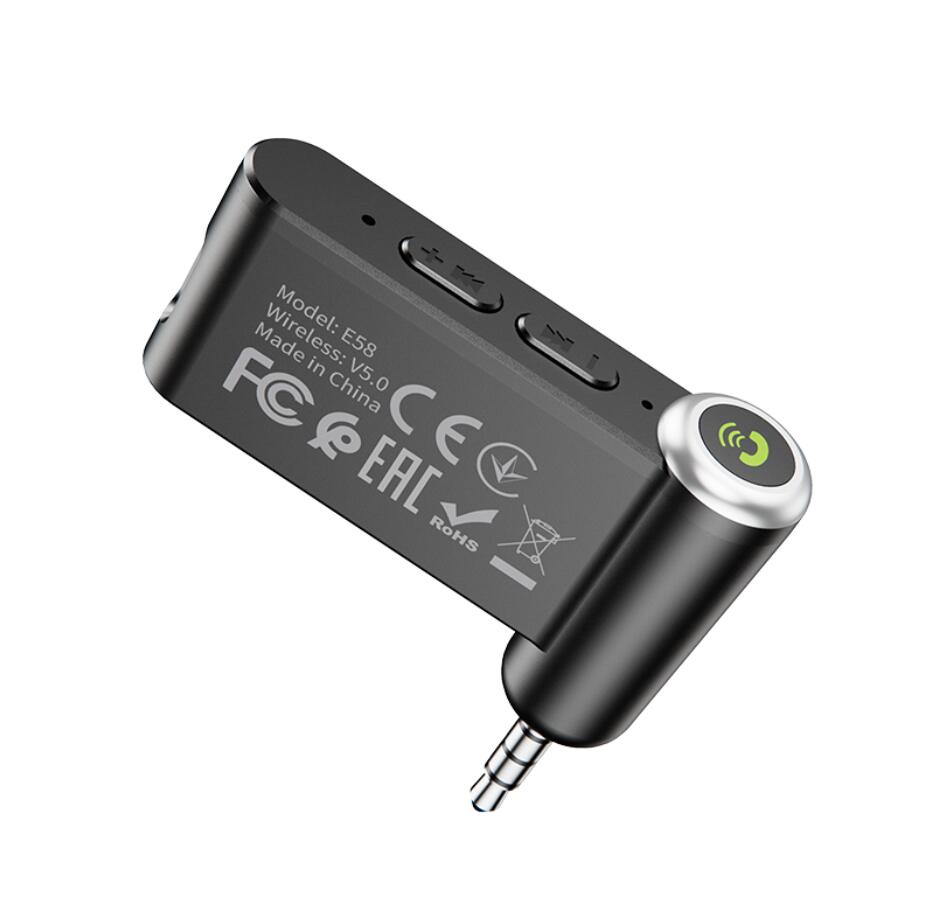 HOCO E58 Magische muziek in-car 5.0 AUX Bluetooth-speler audio universele draadloze ontvanger