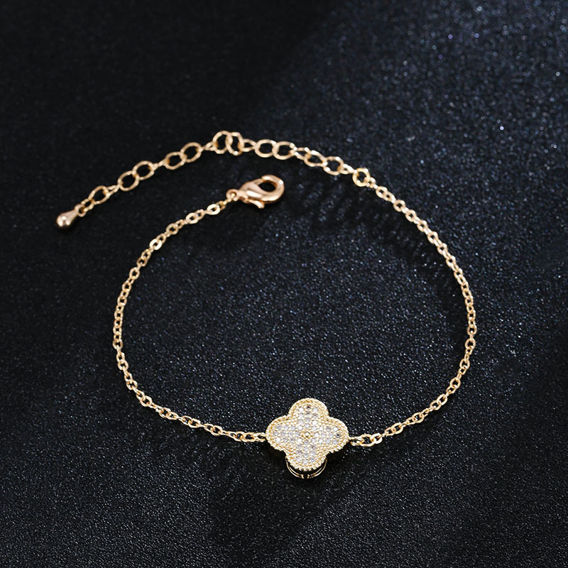 Bracelet de luxe en Zircon pour femmes, breloque élégante de styliste, à la mode, scintillante, accessoires bijoux