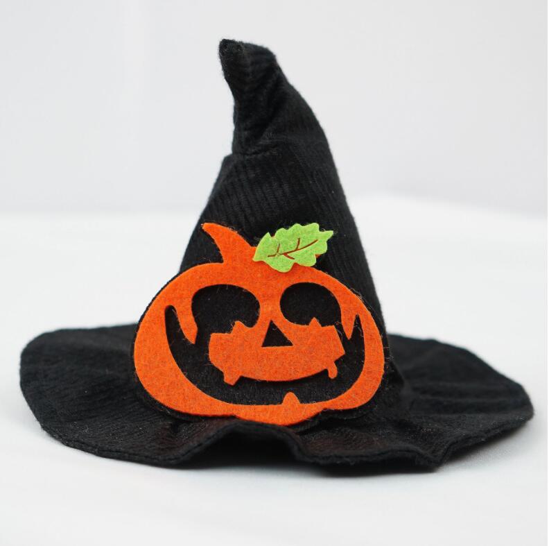 2023 moda calda unisex cappelli a tesa larga di alta qualità Campaniform zucca cappello da strega di Halloween 2 pezzi ordine della miscela