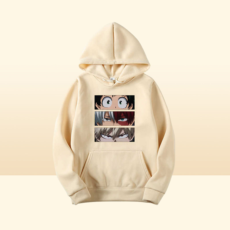 Hoodies Men Wonen Student Casual Pullover Hoodie Fashion Sweatshirts Japan Anime Hip Hop Sweatshirt My Hero Academia Clothes X06012826848