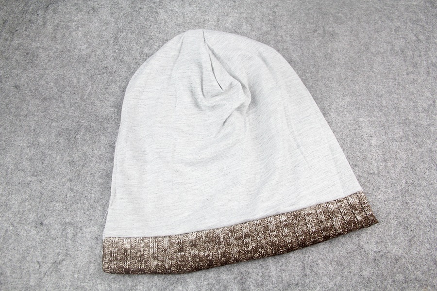 Neue Dual Color Kopftuch Hut Mode Wärme Abdeckung Pile Kappe Herbst Und Winter Warme Unisex Baotou Hut