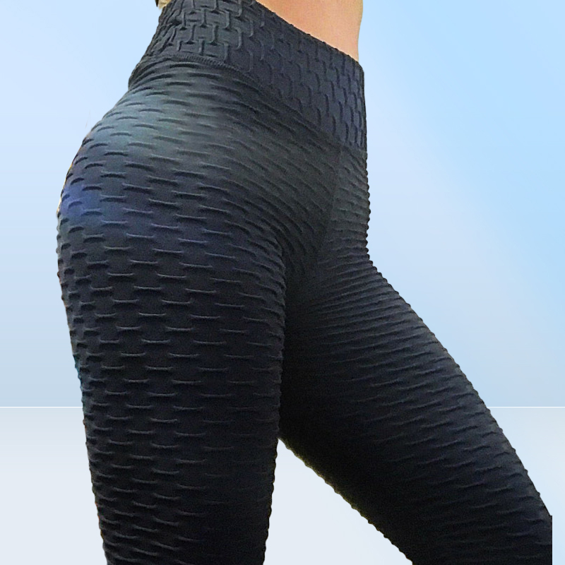 Sexy Skinny Sport Yoga Pantalon Serré Taille Haute Gym BuScrunch Leggings Femmes Rose Courir Sport porter Athlétique Fitness Vêtements2352850