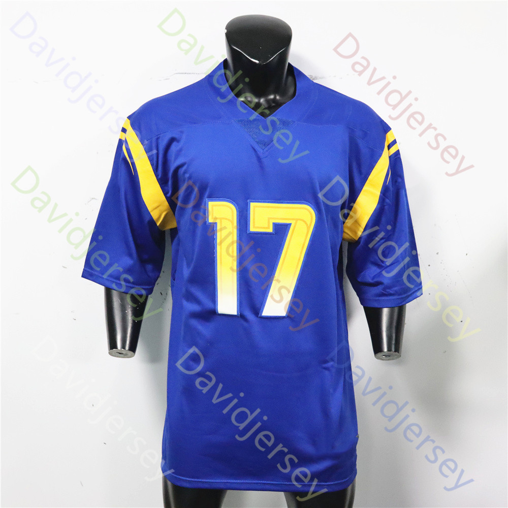 Anpassad fotboll Jersey Cooper Kupp Aaron Donald Matthew Stafford Stetson Bennett IV Kyren Williams Cam Akers Puka Nacua Atwell Higbee Faulk Dickerson Women Youth