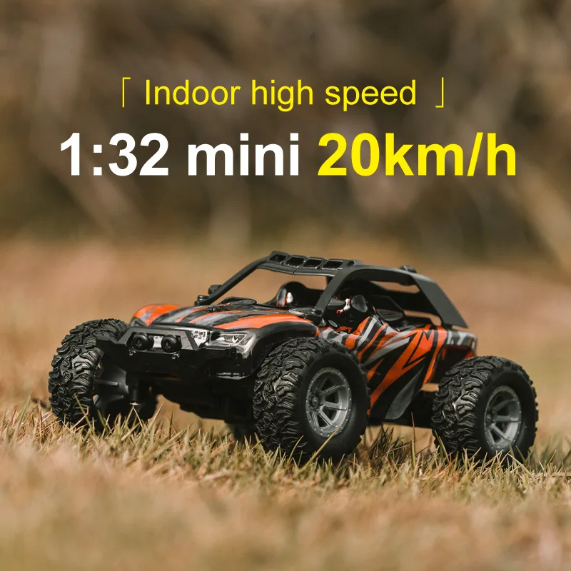 1:32 2.4G Mini RC Car High Speed Led Lights 20km/h Off Road Racing Vehicle Radio Remote Control Stunt Truck Climbing Kids Toys