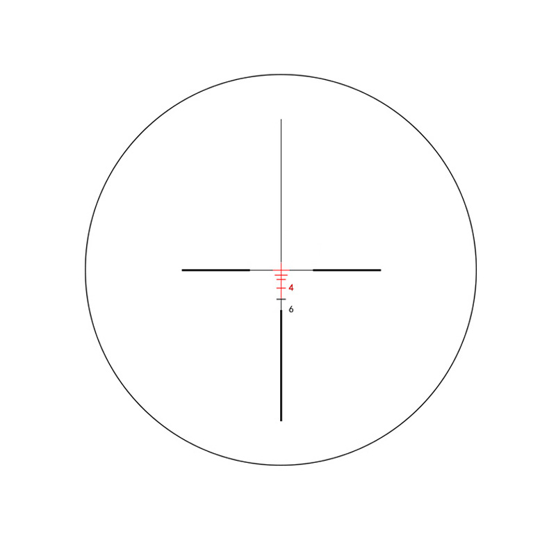 ACOG Fiber Sight Taktisches 4x32-Zielfernrohr, rot beleuchtetes Echtfaser-Zielfernrohr, Fadenkreuz-Absehenoptik, mehrfach beschichtete Linsen, Weaver Combat Gunsight, Jagd, Airsoft