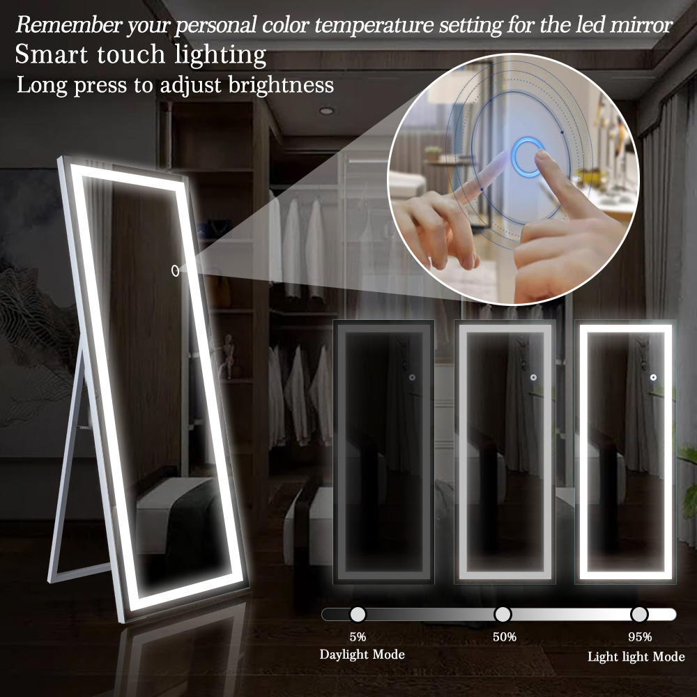 Modern fashion mirror lamp Full-length mirror LED Mirror Lamp With Lights