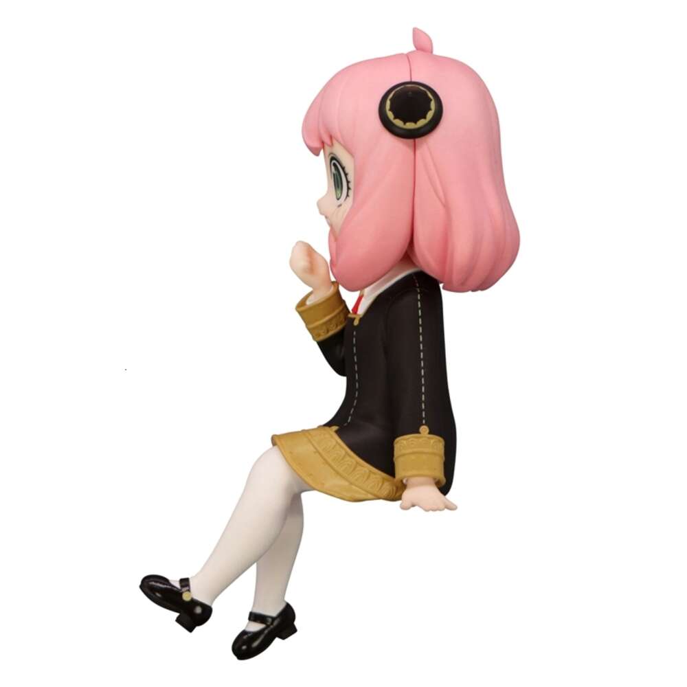 Maskot Kostümleri Satış Öncesi Orijinal Şekil 13cm Anime Spyfamily Anya Forger Küçük Fasulye Zihin Okuma Üniformaları Sevimli Model Oyuncak Hediye Toplama Pvc