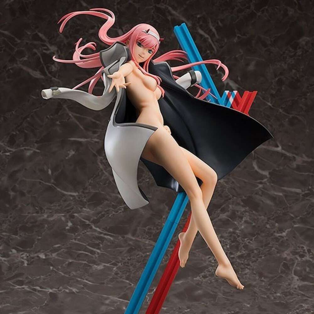 Trajes de mascota 34 cm Darling en el anime franxx Figura 1/7 Cero cero Figura de dos acciones PVC Zero Two Figurine Modelo de recolección de adultos Juguetes