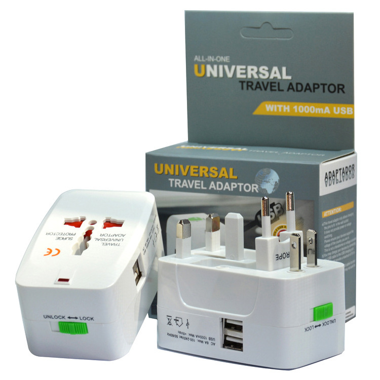Универсальный международный адаптер 3 в 1, адаптер для зарядного устройства переменного тока для путешествий по миру с вилкой преобразователя AU, США, Великобритании, ЕС