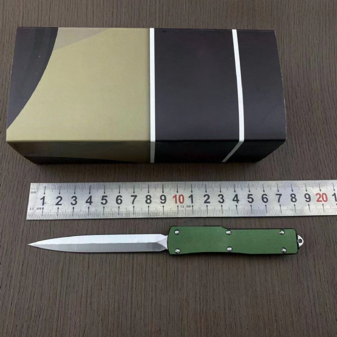 Специальные предложения H1011 Venom Auto Tactical Knife D2 Satin Blade Авиационная алюминиевая ручка Ножи для выживания на открытом воздухе, для кемпинга и пешего туризма с Kydex