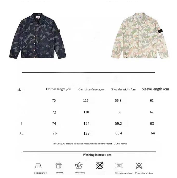 디자이너 Stones Island Mens 여성 방수 겉옷 디자이너 배지 셔츠 셔츠 재킷 느슨한 스타일의 봄 가을 남성 최고 옥스포드 통기성 휴대용 고지대 01