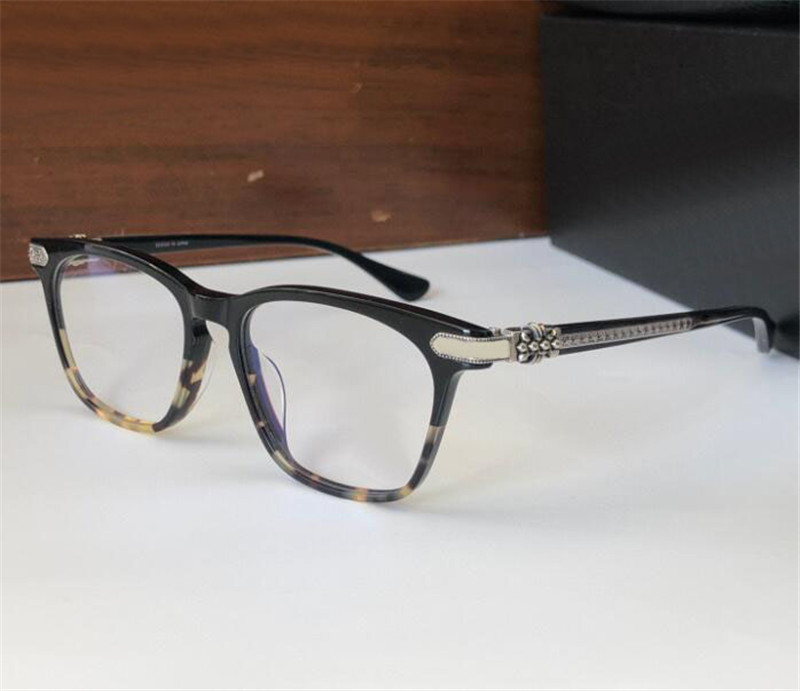 Neue optische Brillen im Modedesign GISS Retro-Quadratrahmen-Brillen für Männer und Frauen, einfacher, beliebter Stil, vielseitige Brillen mit klaren Gläsern von höchster Qualität