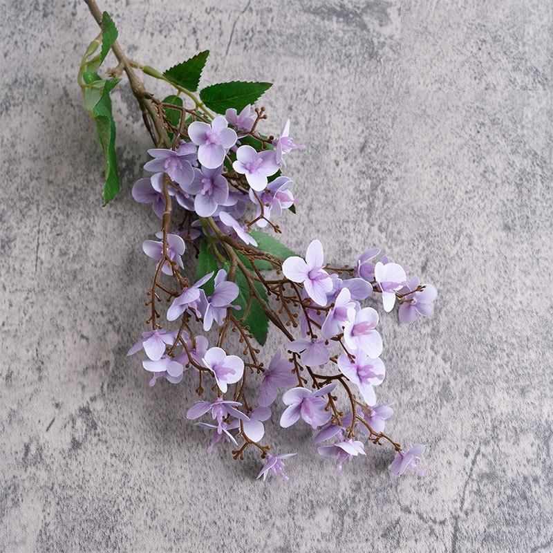 Konstgjorda blommor konstgjorda hortensior blommor mini hortensia hem bröllop dekorationer