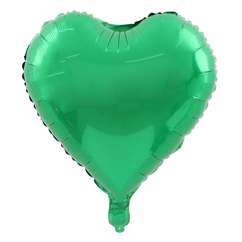 50 stks/partij 18 inch Mylar Hartvorm Folie Ballonnen Valentines Ballonnen Helium Verjaardag Decoraties Engagement Bruiloft Verjaardagsfeestje Baby Douche EW0104