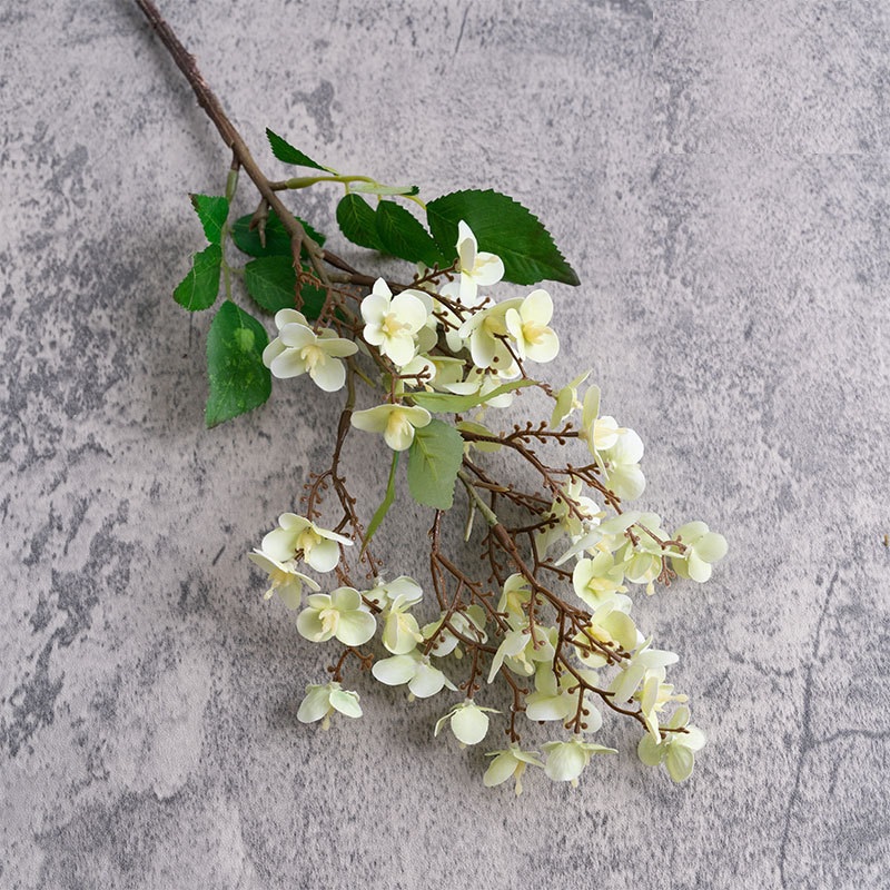 Artificial flowers White Mini Hydrangea wedding decorative flowers