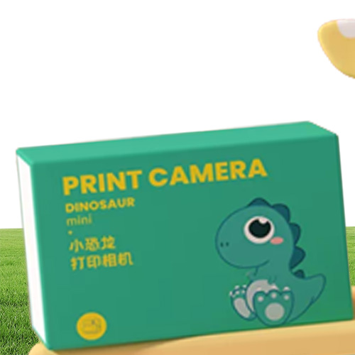 Appareils photo numériques HD 1080P Caméra d'impression thermique Dessin animé mignon Enfants Impression instantanée Enregistreur vidéo pour enfants VLOG Po Toy2495691