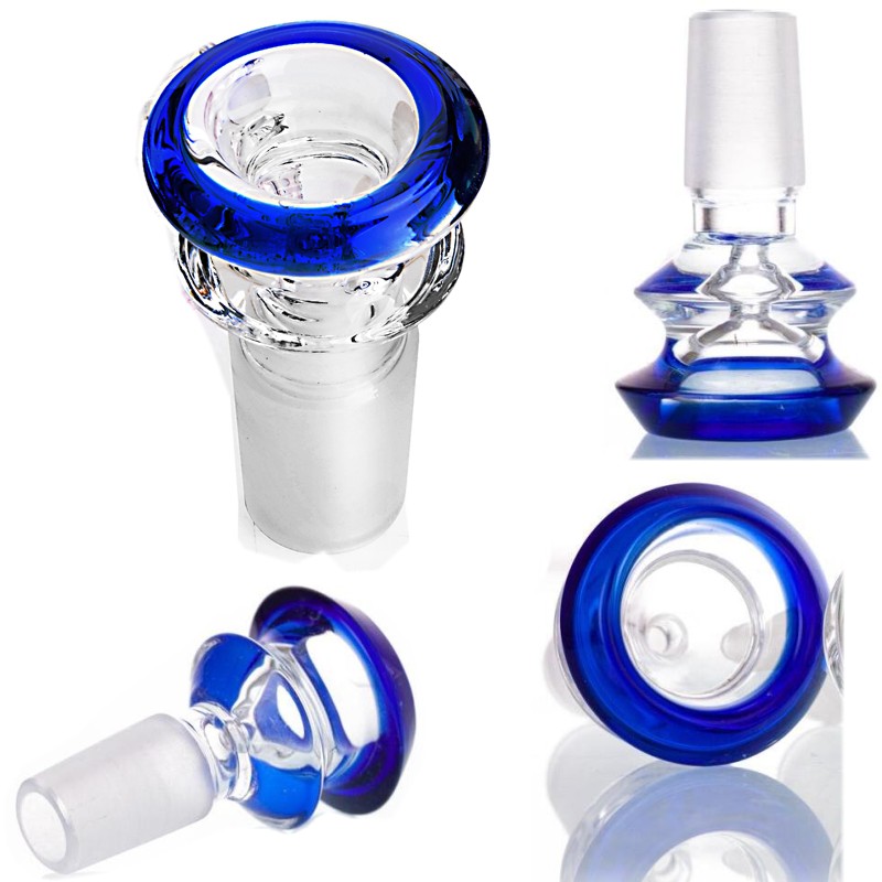 Ciotola in vetro con giunto maschio economico da 14 mm / 18 mm vetro erbe secche Accessori bong in vetro, tubi dell'acqua, narghilè