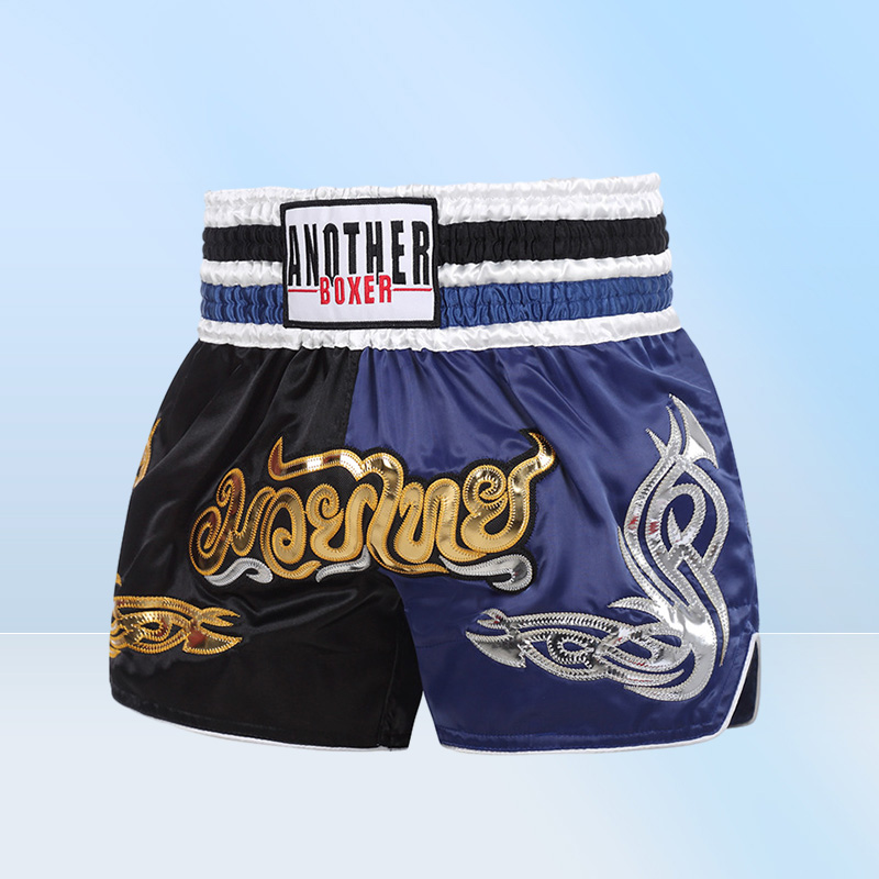 Muay Thai Kickboks Şort Yetişkin Boks Sandıkları Gym Grappling Fight Dövüş Sanda Eğitim Pantolon8085699