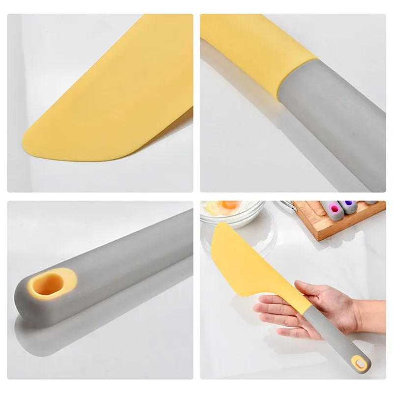 Grattoir à crème en Silicone Extra Large 34Cm, spatule à beurre antiadhésive, épandeur plus lisse, grattoir à pâtisserie résistant à la chaleur 1014