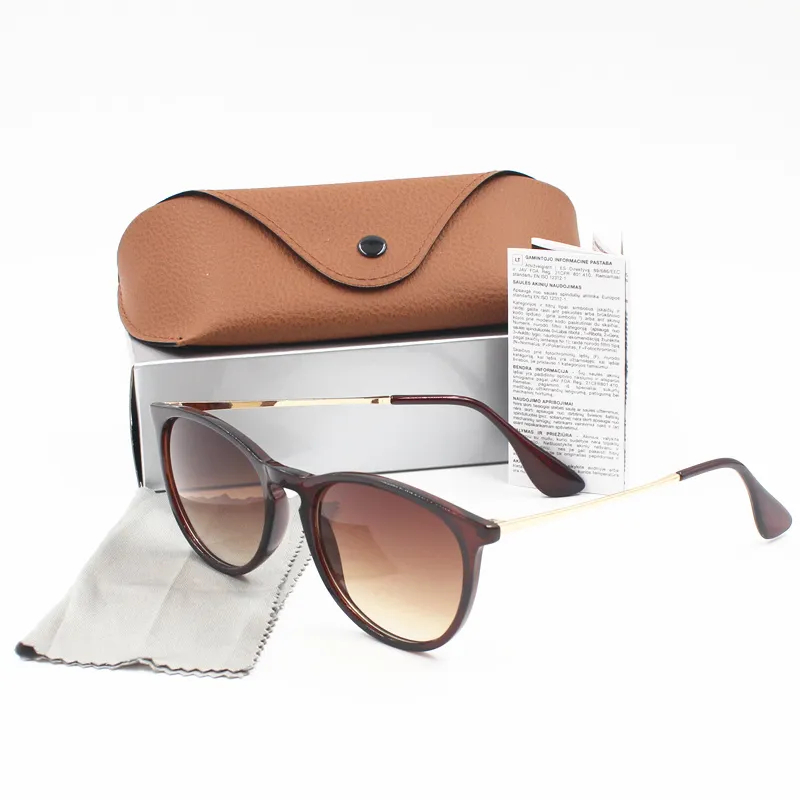 Stylowe okulary przeciwsłoneczne ToSwrdpar Okulary przeciwsłoneczne Designerskie męskie i damskie brązowe obudowy czarna metalowa rama ciemna