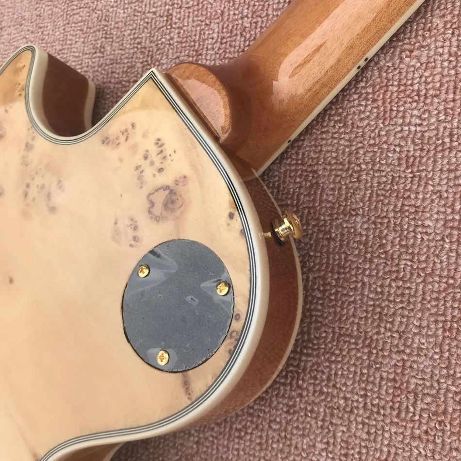 Anpassad elektrisk gitarr Maple Top Gold Hardware, Rosewood Fingerboard, Guitarar av hög kvalitet, gratis frakt