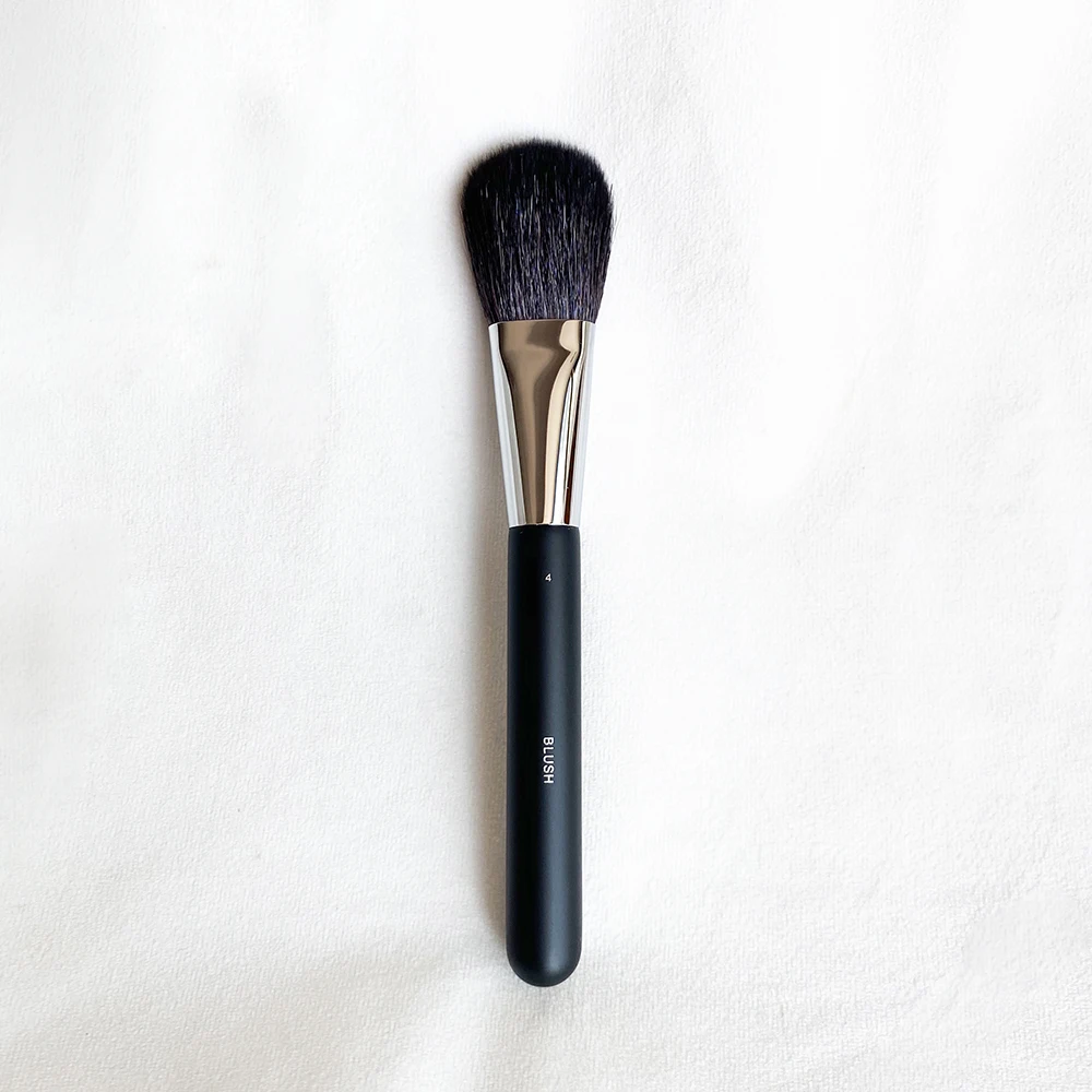 메이크업 브러시 Pinceau Blush Brush 4 천연 염소 강모 둥근 뺨 파우더 블러셔 하이라이트 화장품 브러시