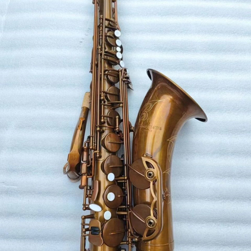 Nuovo YanagisT-992 Sassofono tenore Legni Sax di alta qualità Strumenti musicali professionali Rame antico Simulazione Ottone con custodia bocchino